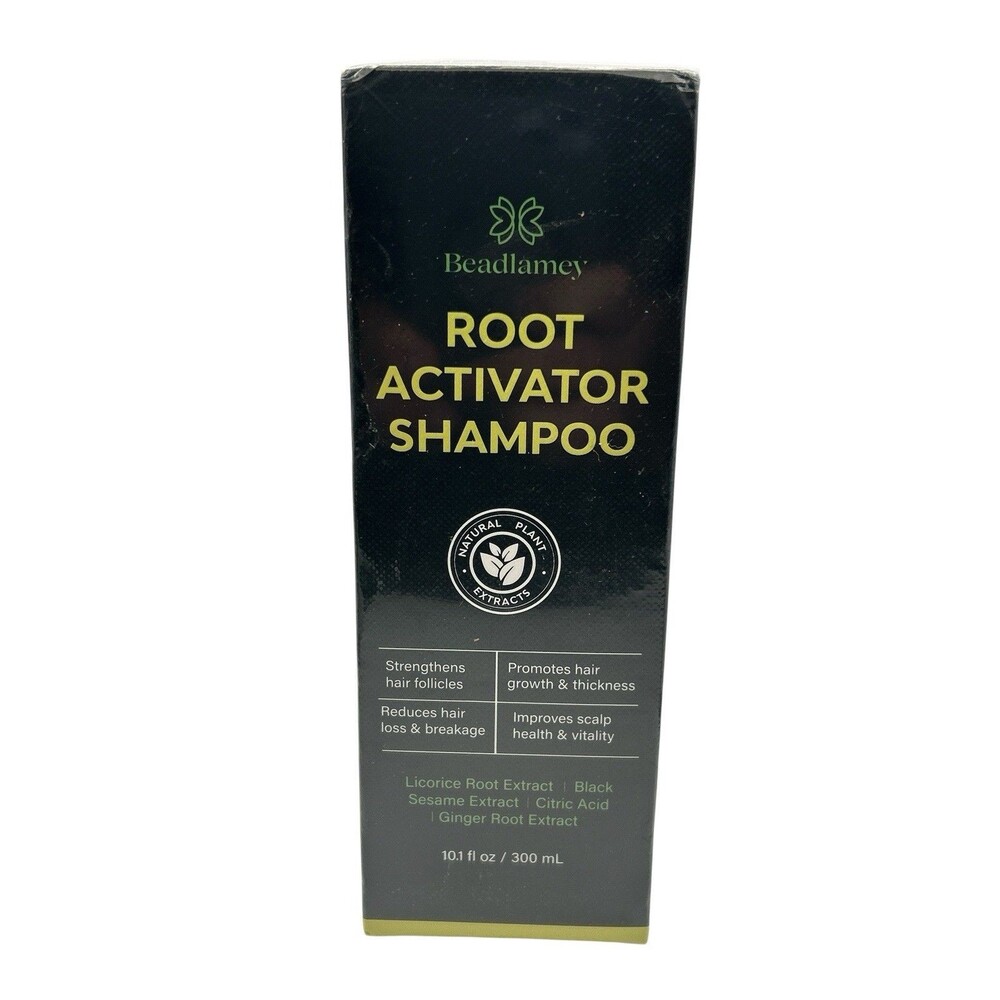 Beadlamey Root Activator Shampoo Hair Growth Thickness Scalp Care 10.1 fl oz New